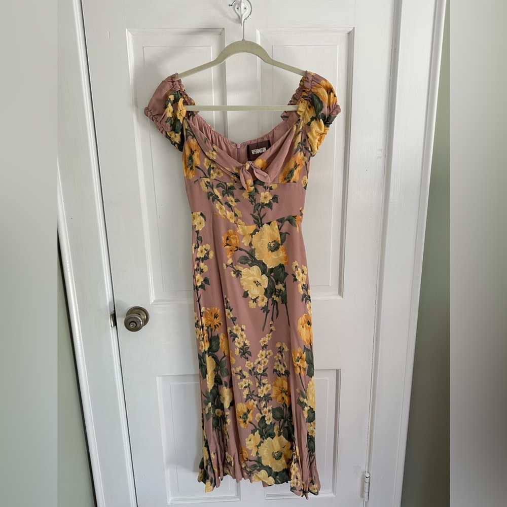 Reformation midi dress size 4
